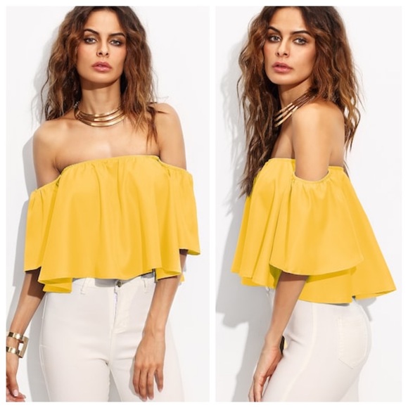 ♡ off shoulder summer vibe crop top ♡ - Picture 4 of 8